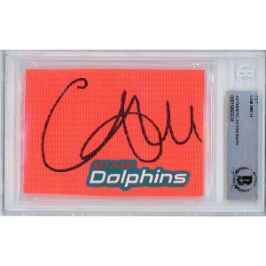 Cam Smith Miami Dolphins Autographed Football Pylon Cut Beckett Authentic Auto Slab Cheap Pice Wholesale Pice
