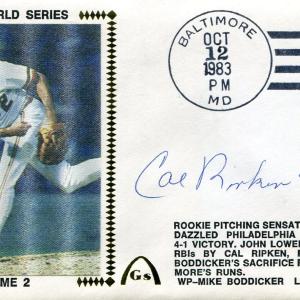 Cal Ripken Jr. Autographed Gateway First Day Cover (JSA) Cheap Sale Manchester