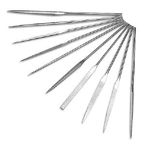10 Piece 4 Inch Precision Diamond Needle File Set Real Online