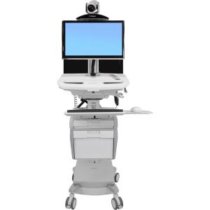 Ergotron StyleView Telemedicine Cart, Back-to-Back Monitor, Powered SV44-57T1-1 Good Selling Online