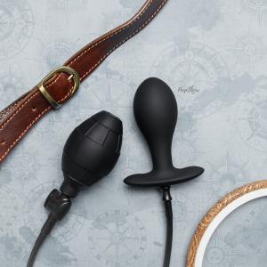 Weighted Silicone Inflatable Plug, Large Visa Payment