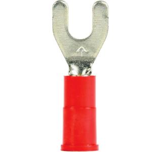 3M Standard Fork Terminal: Red, Vinyl, Partially Insulated, #8 Stud, Crimp How Much Cheap Online