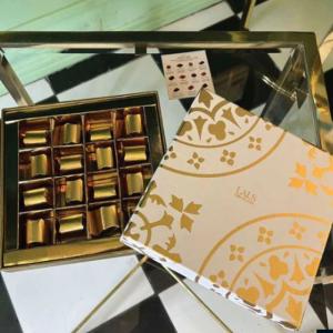 Assorted Classic Chocolates or Chocolate Bon Bons Sugar Free Ivory Motif by Lals Clearance Online Fake