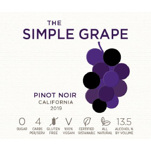The Simple Grape California Pinot Noir 750ml Outlet Websites