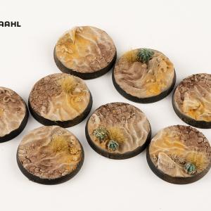 GamersGrass Deserts of Maahl Bases, Round 32mm (x8) Free Shipping Pices