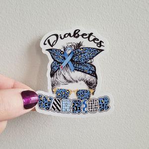 Diabetes Warrior Sticker View