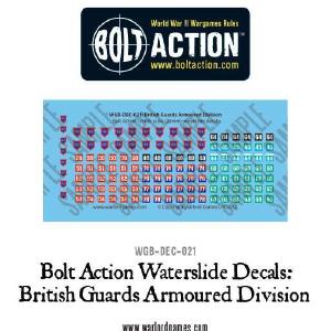 Bolt Action: Decals - British Guards Armoured Division Fast Delivery Sale Online