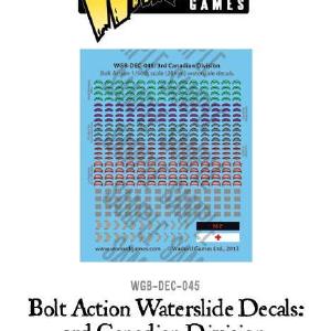 Bolt Action: Decals - 3rd Canadian Division Free Shipping Shop
