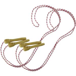 Tuftex 7ft Cotton Skipping Ropes with Wooden Handles | 12 Pack Store With Big Discount