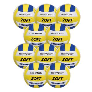 Zoft Official Club Size and Weight Volleyball | 10 Pack Buy Cheap Manchester Great Sale
