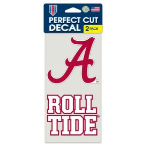 Alabama Crimson Tide 4"x4" Decals Cheap Low Cost
