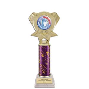11" Custom White Base Award Trophy With Insert Top Sale High Quality