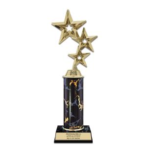 10" Black Faux Marble Award Trophy Discount Recommend