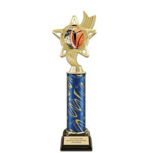 12" Custom Black Base Award Insert Top Trophy Free Shipping Best Store To Get