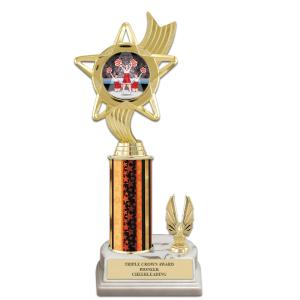 10" Custom White Base Award Trophy With Insert Top & Trim Websites Online