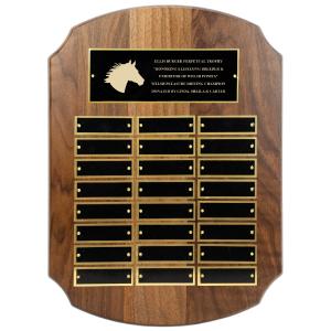 11" x 15" Custom Walnut Perpetual Plaque Clearance Explore