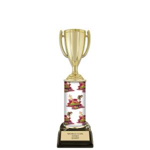 10" Custom Column Trophy with Black Base 100% Original Online