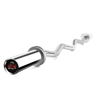 400Lbs Olympic EZ Curl Bar for Strength Training Deals