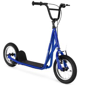 Youth Kick Scooter, Adults Kick Scooter W/ Carbon Steel Frame Clearance Extremely