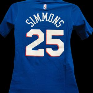 76ERS Ben Simmons 25 Tee Royal NBA Youth From China For Sale