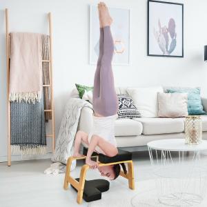 - Yoga Headstand Bench for Workout Relieve and Fatigue Body Building-Black Clearance Fast Delivery