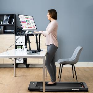 - 2-in-1 Electric Motorized Folding Treadmill with Dual Display-Black Cheap Sale Get Authentic