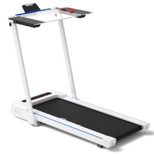2.25HP - 2.25HP 3-in-1 Folding Treadmill with Table Speaker Remote Control-White Outlet Best Place
