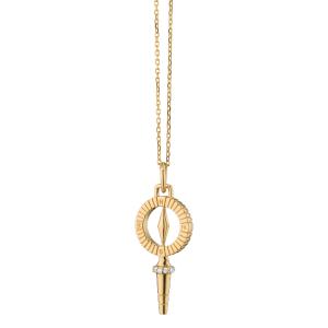 Mini True North Compass Key with Diamonds Free Shipping Cheap Online