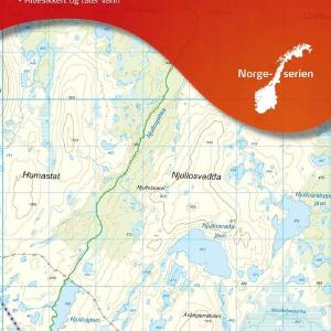 Hiking map # 10163 - Njullosavzi (Norway) | Nordeca - Norge - Serien Discount Cheap Online