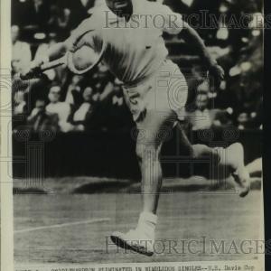 1955 Press Photo Ham Richardson, United States Davis Cup Tennis Player at Match Clearance Low Shipping