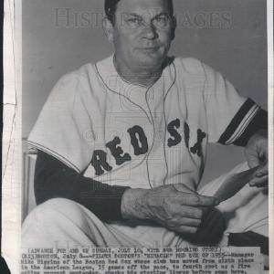 1955 Press Photo Mike Higgins Major League Manager Boston Red Sox Marketable Cheap Pice