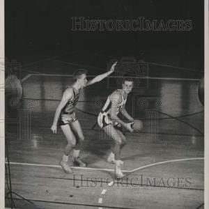 1954 Press Photo Russ Wittberger of Marquette University's basketball team Visa Payment Cheap Pice