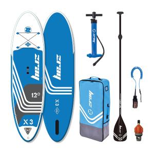 Zray 12' X-Rider Epic X3 Inflatable SUP All Around Paddle Board Kit, Blue/White Free Shipping Largest Supplier