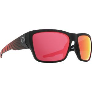 Spy Optic Dirty Mo 2 Sunglasses, Matte Black Red Burst Frame w/ HD Plus Rose Polar w/ Red Spectra Mirror Lens SPO6700000000018 SPY OPTIC INC Sale 100% Authentic