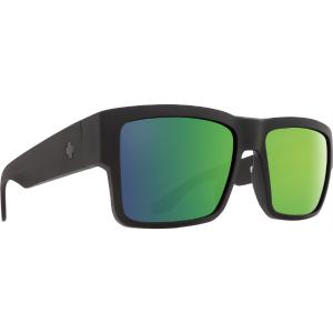 Spy Optic Cyrus Sunglasses, Matte Black Frame w/ Happy Bronze Polar w/ Green Spectra Lens SPO673180374861 SPY OPTIC INC Free Shipping Get Authentic