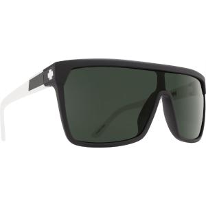 Spy Optic Flynn Sunglasses, Matte Ebony/Ivory Frame w/ Happy Gray Green Lens SPO670323770863 SPY OPTIC INC Clearance Choice