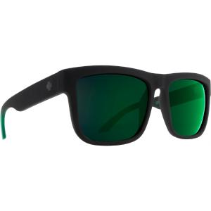 Spy Optic Discord Sunglasses, Soft Matte Black/Green Fade Frame w/ Happy Gray Green w/ Green Flash Lens SPO673119843695 SPY OPTIC INC Clearance Free Shipping