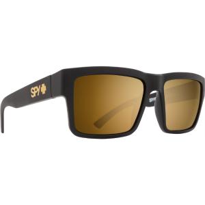 Spy Optic Montana Asian Fit Glasses, Soft Matte Black Frame w/ Happy Bronze w/ Gold Mirror Lens SPO673407973417 SPY OPTIC INC Buy Cheap Get Authentic