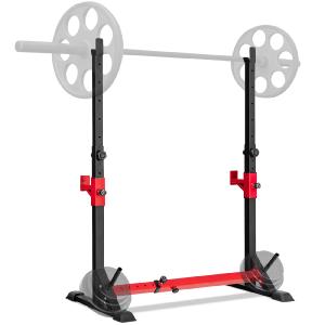 Adjustable Barbell Rack Stand, Multi-function Squat Rack Dip Station w/ Weight Plates Storage Clearance Websites
