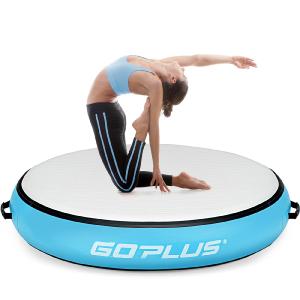 3.3FT Inflatable Gymnastic Mat, 8" Thick Air Spot Tumbling Exercise Training Mat Outlet Footaction