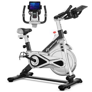 Adjustable Exercise Bike, Stationary Silent Bicycle with Dual-Spring Shock Absorption Great Deals Cheap Pice