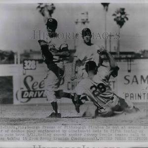1954 Press Photo George Freese of Pittsburgh Pirates - nea47851 Online Online Original