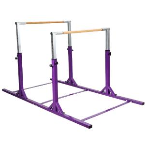 - Kids Double Horizontal Bars Gymnastic Training Parallel Bars Adjustable-Purple Outlet Explore
