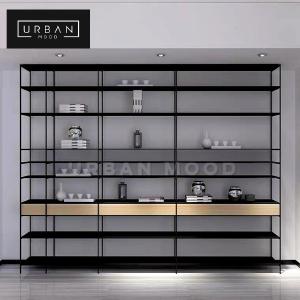 SHIELD Minimalist Wireframe Display Shelf With Mastercard Online