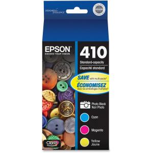 Epson DURABrite Ultra 410 Original Standard Yield Inkjet Ink Cartridge - Photo Black, Cyan, Magenta, Yellow Pack T410520-S Discount Wide Range Of