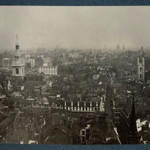 'View from the top of St. Paul's' Greetings Card New For Sale