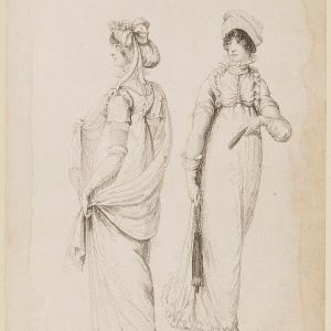 'Vauxhall Fashions in August, 1806' Greetings Card Cheap In China