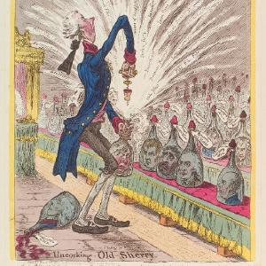 'Uncorking old-sherry' Greetings Card Cheapest Online