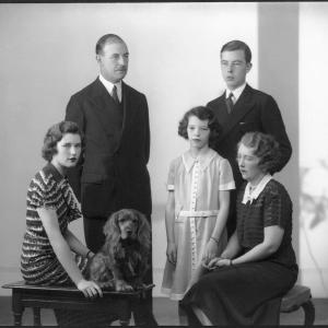 'The Wernher family' Greetings Card Newest For Sale