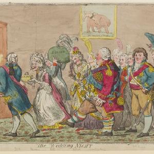 'The wedding night' Greetings Card Pices For Sale